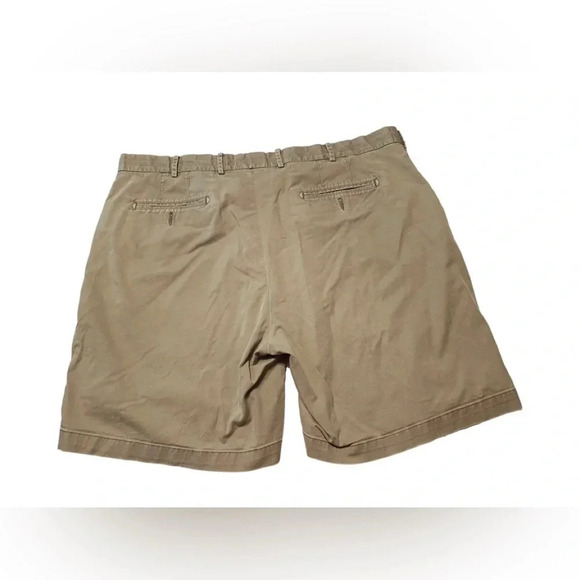 Peter Millar Khaki Flat Front Shorts Sz 42 - Picture 4 of 7